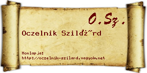 Oczelnik Szilárd névjegykártya